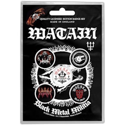 WATAIN: Black Metal Militia Button Badge Pack