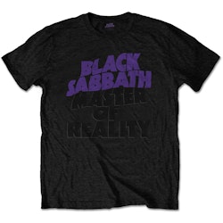 BLACK SABBATH: Master Of Reality Album (back print) T-shirt (black)