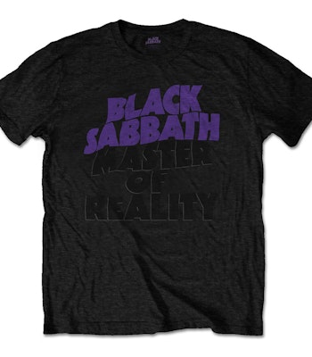 BLACK SABBATH: Master Of Reality Album (back print) T-shirt (black)