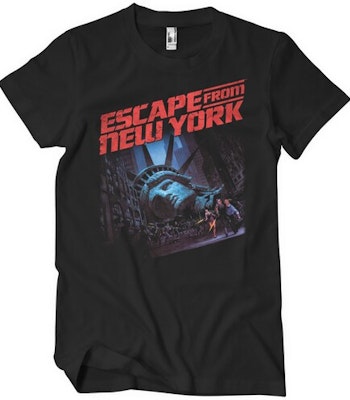 ESCAPE FROM NEW YORK: Poster T-Shirt (Black)