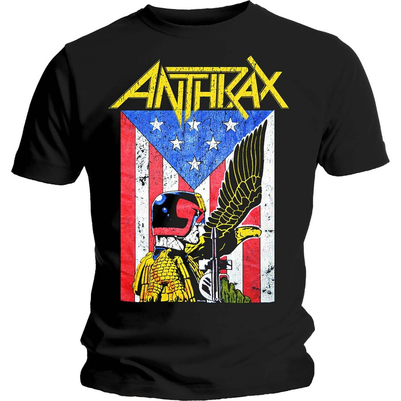 ANTHRAX: Dredd Eagle T-shirt (black)