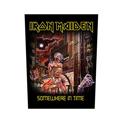 IRON MAIDEN: Somewhere In Time Back Patch (ryggmärke)