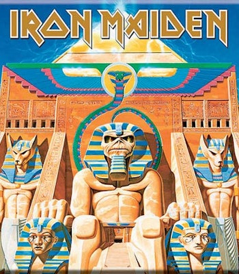 IRON MAIDEN: Powerslave fridge magnet (kylskåpsmagnet)