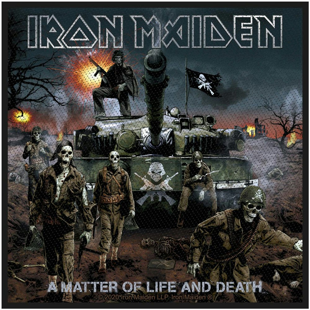 IRON MAIDEN: A Matter Of Life And Death Standard Patch (tygmärke)