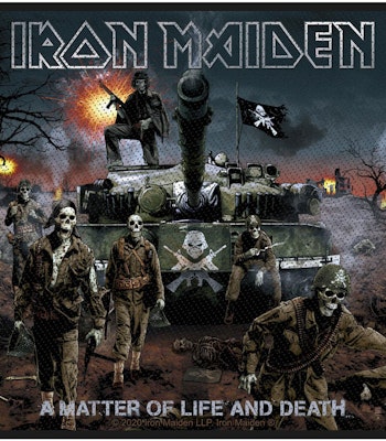 IRON MAIDEN: A Matter Of Life And Death Standard Patch (tygmärke)