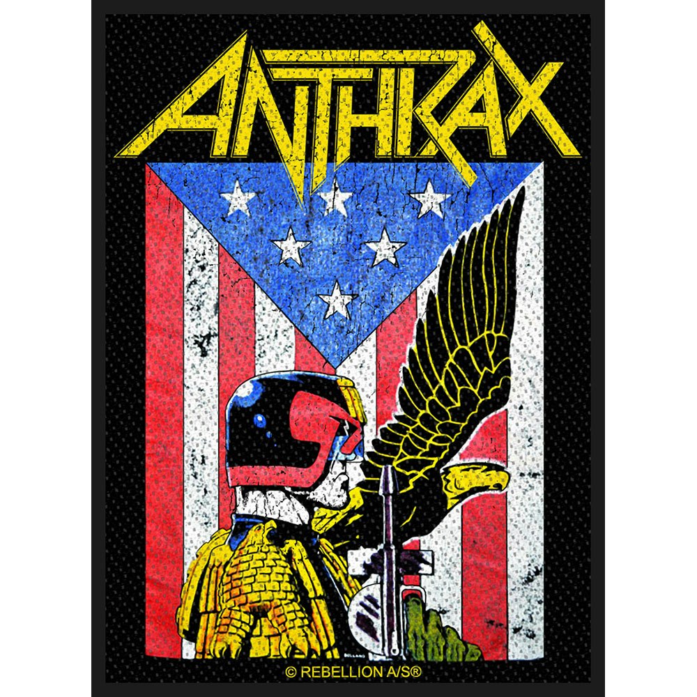 ANTHRAX: Judge Dredd Standard Patch (tygmärke)