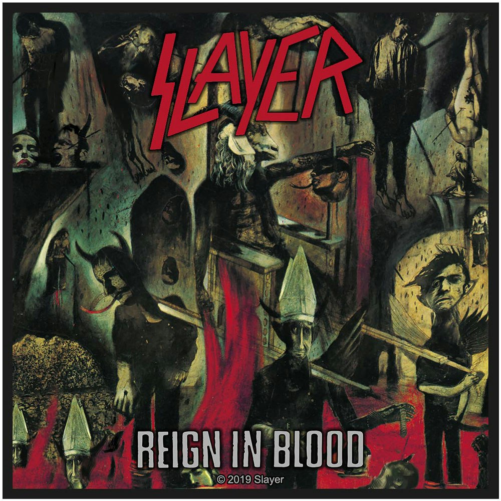 SLAYER: Reign In Blood Standard Patch (tygmärke)