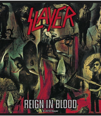 SLAYER: Reign In Blood Standard Patch (tygmärke)
