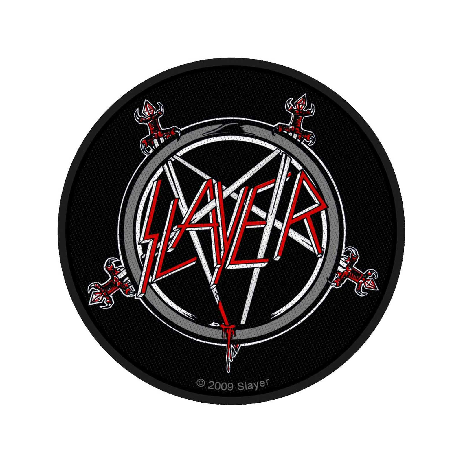 SLAYER: Pentagram Standard Patch (tygmärke)