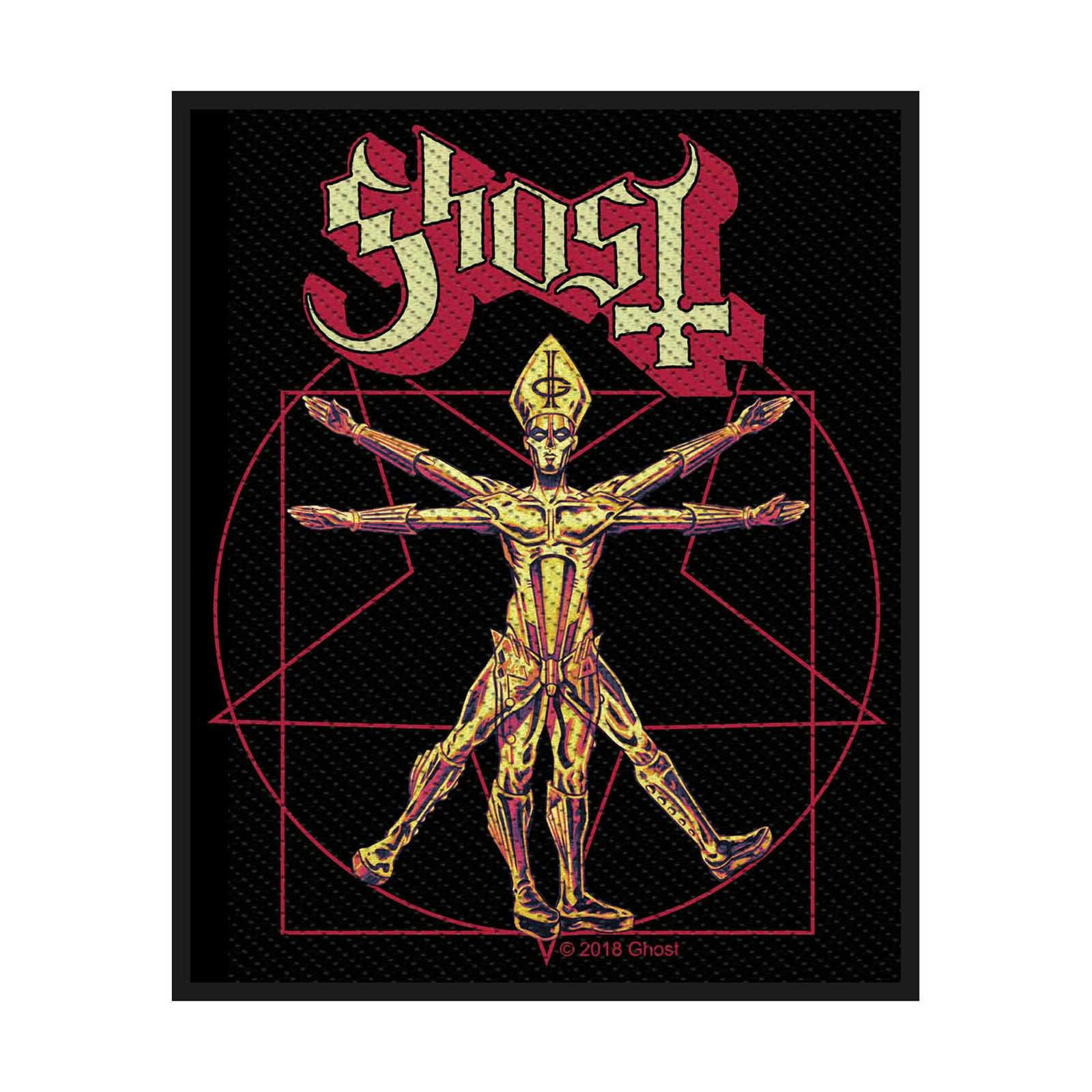 GHOST: The Vitruvian Ghost Standard Patch (tygmärke)