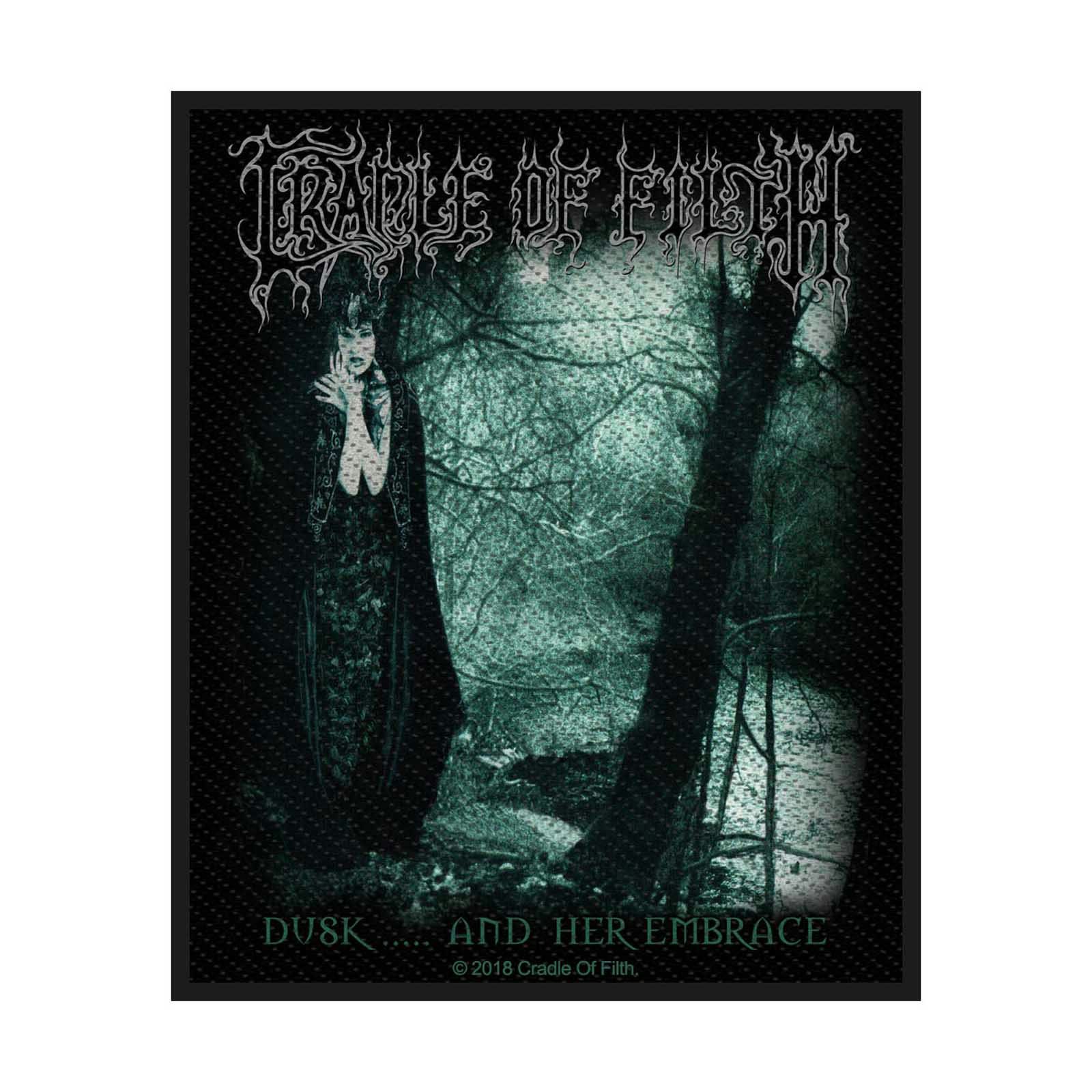 CRADLE OF FILTH: Dusk And Her Embrace Standard Patch (tygmärke)