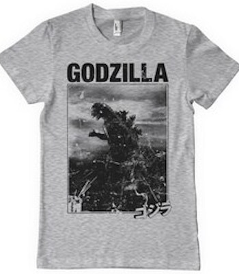GODZILLA: Vintage T-shirt (h.grey)