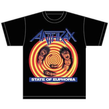ANTHRAX: State Of Euphoria T-shirt (black)