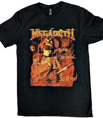 MEGADETH: So Far So Good So What Tonal Glitch T-shirt (black)