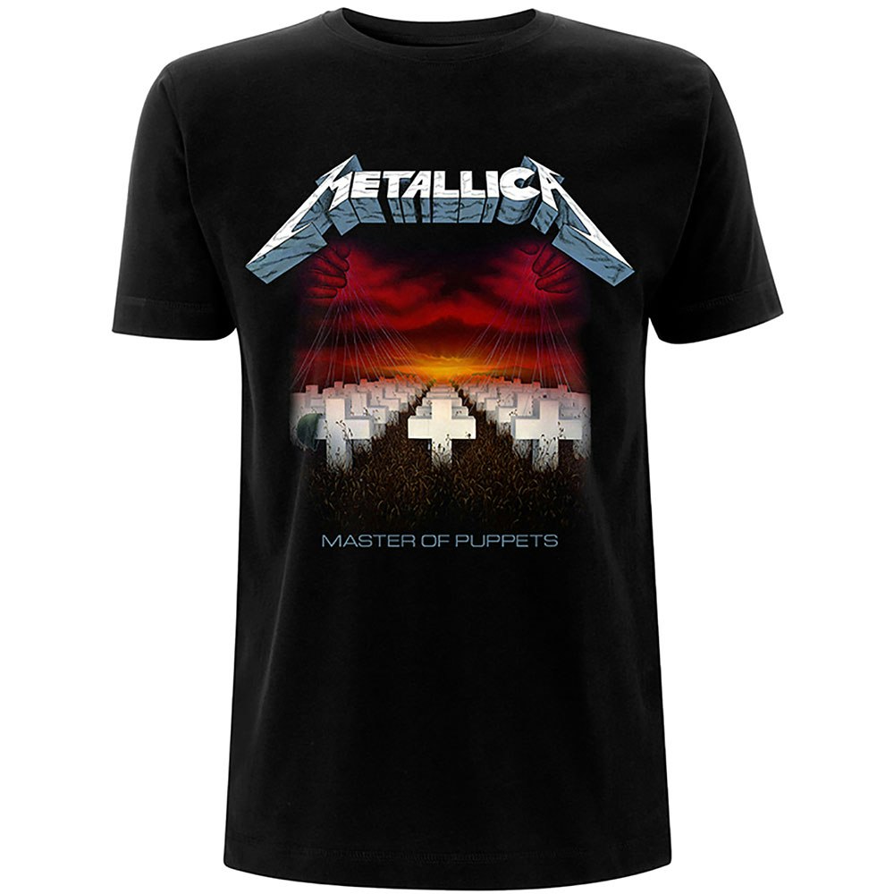 METALLICA: Master of Puppets Tracks (Back Print) T-shirt (black)