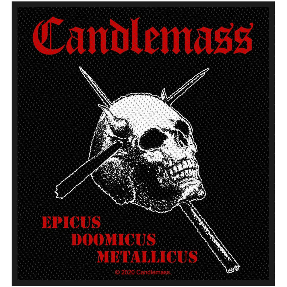 CANDLEMASS: Epicus Doomicus Metallicus Standard Patch (tygmärke)