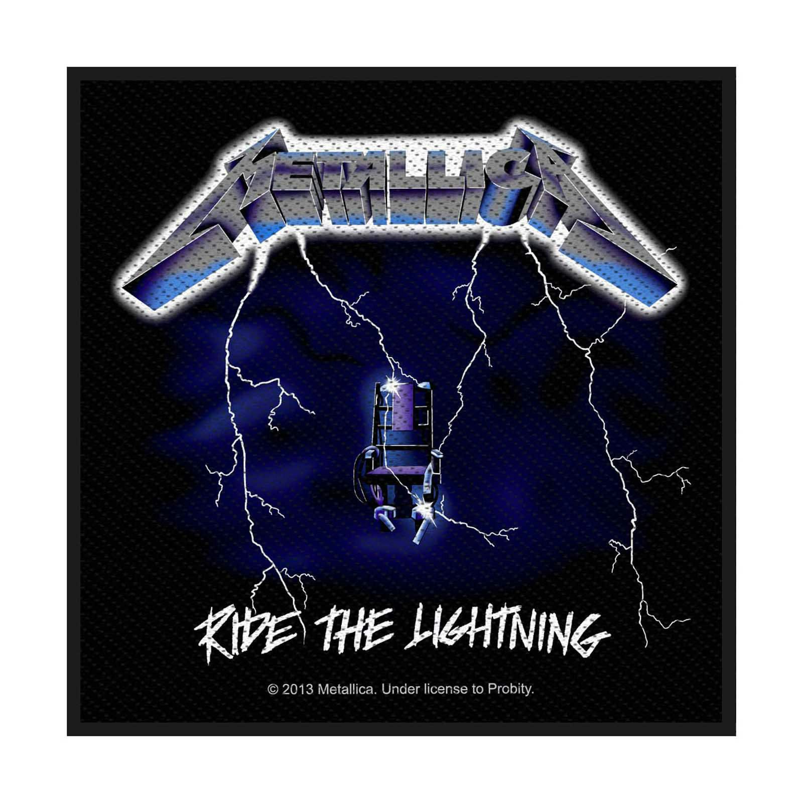 METALLICA: Ride The Lightning Standard Patch (tygmärke)