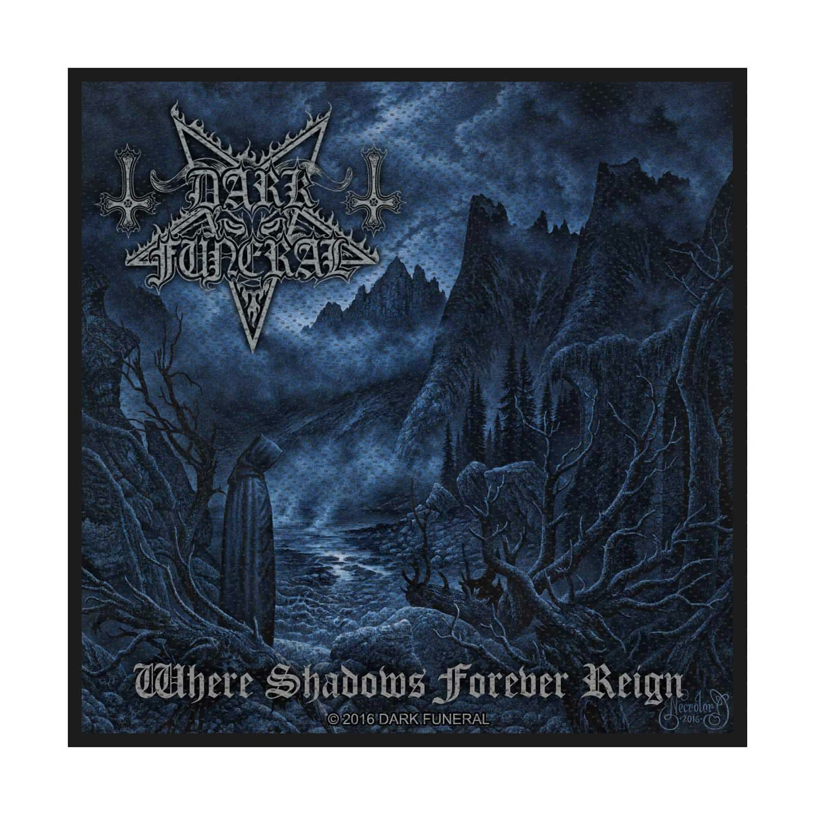 DARK FUNERAL: Where Shadows Forever Reign Standard Patch (tygmärke)