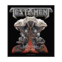 TESTAMENT: Brotherhood Of The Snake Standard Patch (tygmärke)