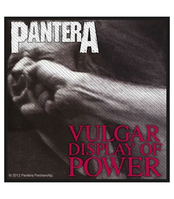 PANTERA: Vulgar Display Of Power Standard Patch (tygmärke)
