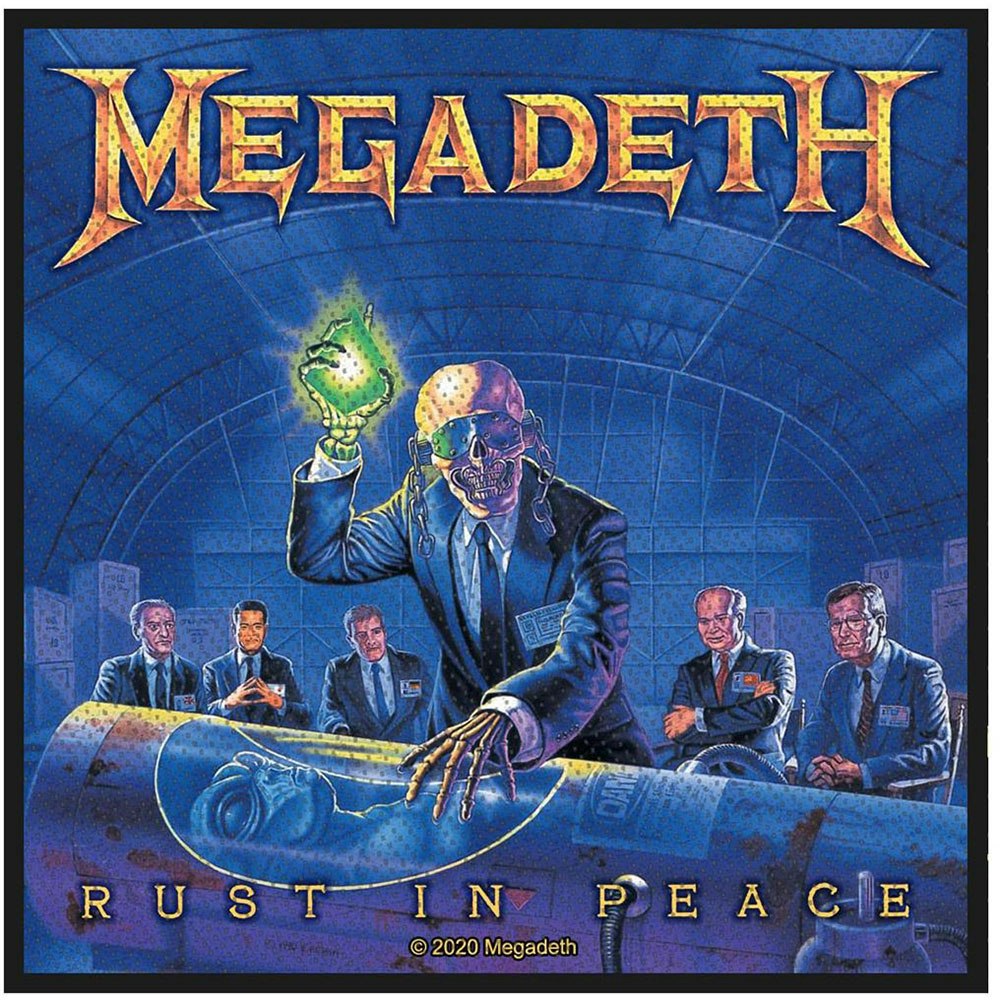 MEGADETH: Rust In Peace Standard Patch (tygmärke)