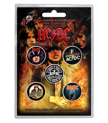 AC/DC: Highway To Hell Button Badge Pack