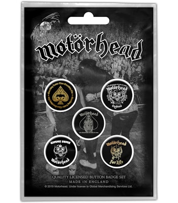 MOTÖRHEAD: Clean Your Clock Button Badge Pack