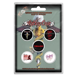 MÖTLEY CRUE: Dr Feelgood Button Badge Pack