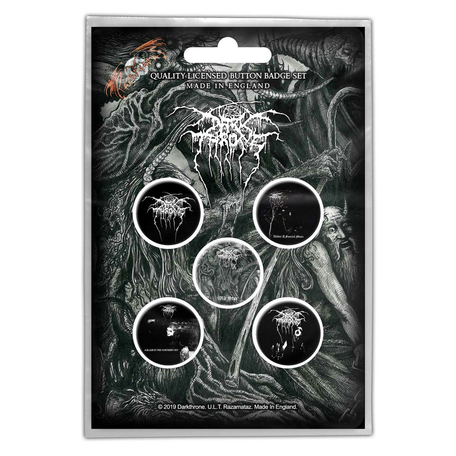 DARKTHRONE: Old Star Button Badge Pack