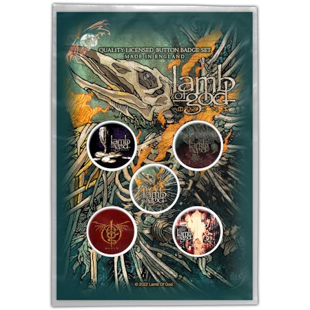 LAMB OF GOD: Omens Button Badge Pack