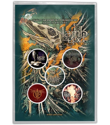 LAMB OF GOD: Omens Button Badge Pack