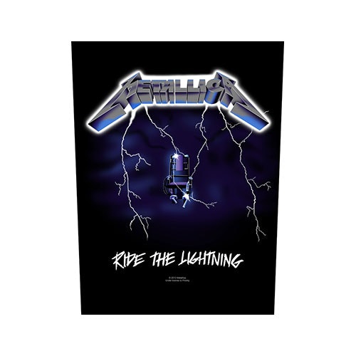 METALLICA: Ride The Lightning Back Patch (ryggmärke)