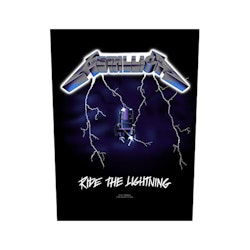 METALLICA: Ride The Lightning Back Patch (ryggmärke)