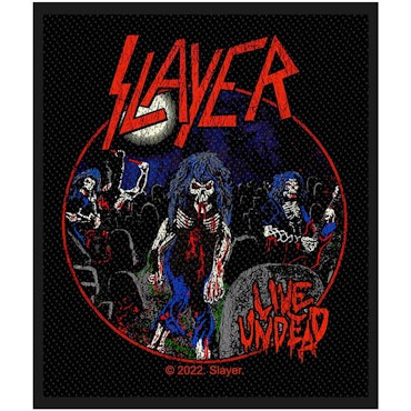 SLAYER: Live Undead Standard Patch (tygmärke)