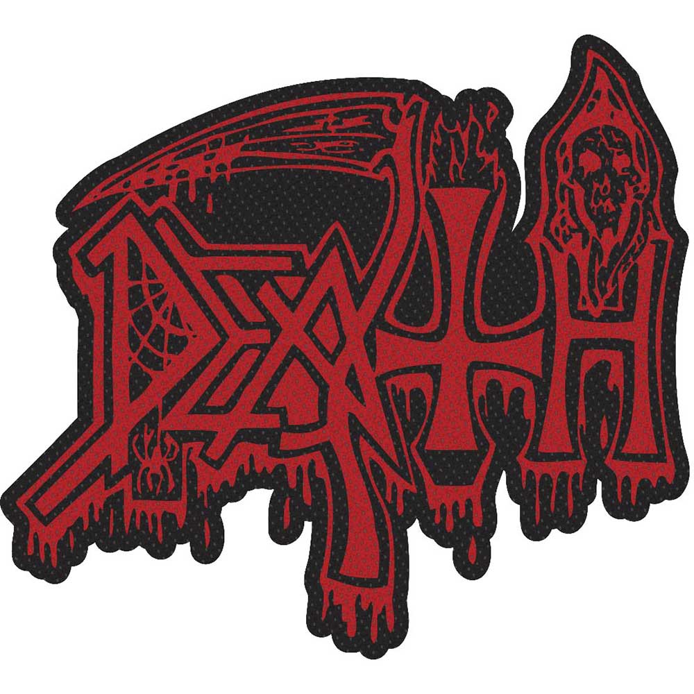 DEATH: Logo Cut Out Standard Patch (tygmärke)