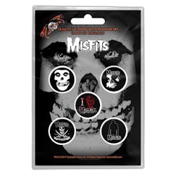MISFITS: Skull Button Badge Pack