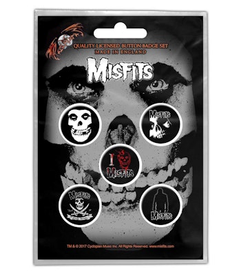 MISFITS: Skull Button Badge Pack