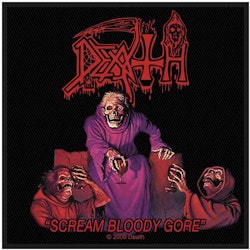 DEATH: Scream Bloody Gore Standard Patch (tygmärke)
