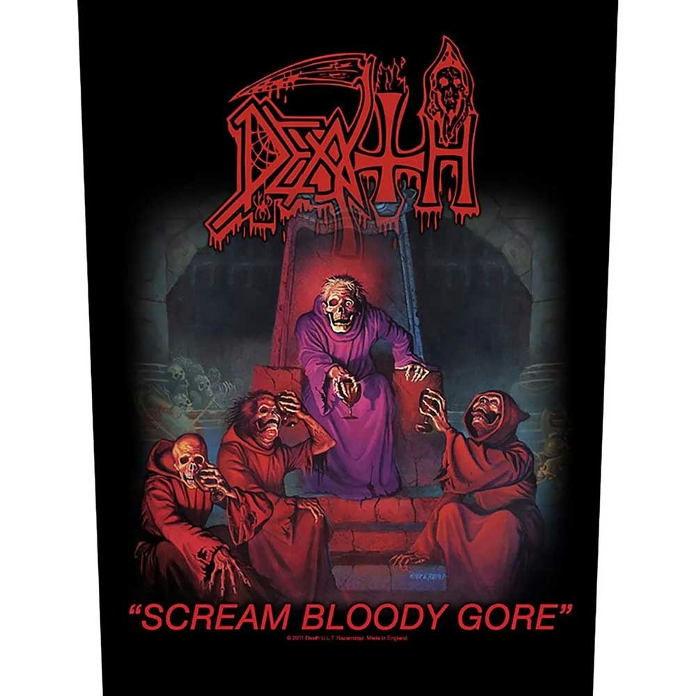 DEATH: Scream Bloody Gore Back Patch (ryggmärke)