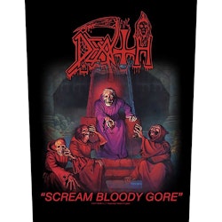 DEATH: Scream Bloody Gore Back Patch (ryggmärke)