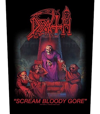DEATH: Scream Bloody Gore Back Patch (ryggmärke)