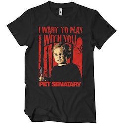 PET SEMATARY: I Want To Play With You T-shirt (black)