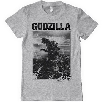 GODZILLA: Vintage T-shirt (h.grey)