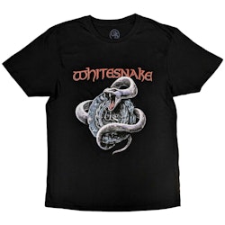 WHITESNAKE: Silver Snake T-shirt (black)