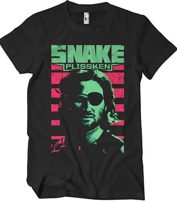 ESCAPE FROM NEW YORK: Snake Plissken T-Shirt (Black)