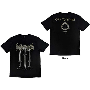 BEHEMOTH: Off To War! (back print) T-shirt (black)