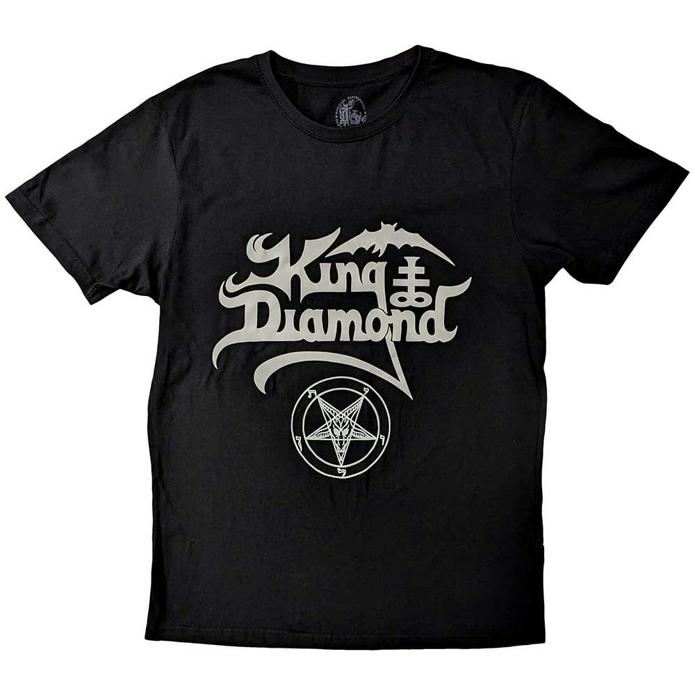 KING DIAMOND: Logo T-shirt (black)