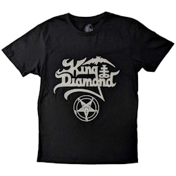 KING DIAMOND: Logo T-shirt (black)