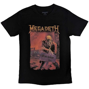 MEGADETH: Peace Sells Album Cover (back print) T-shirt (black)