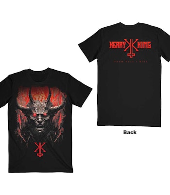 KERRY KING: From Hell I Rise (Back Print) T-shirt (black)